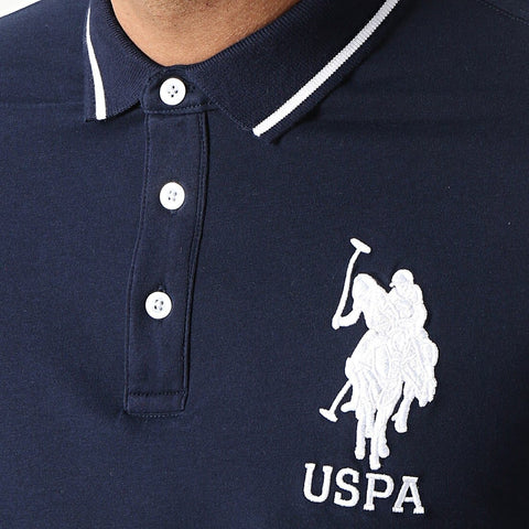 Polo USPA Double Horse Bleu Marine