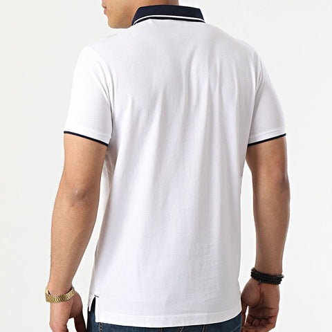 Polo USPA Double Horse Blanc